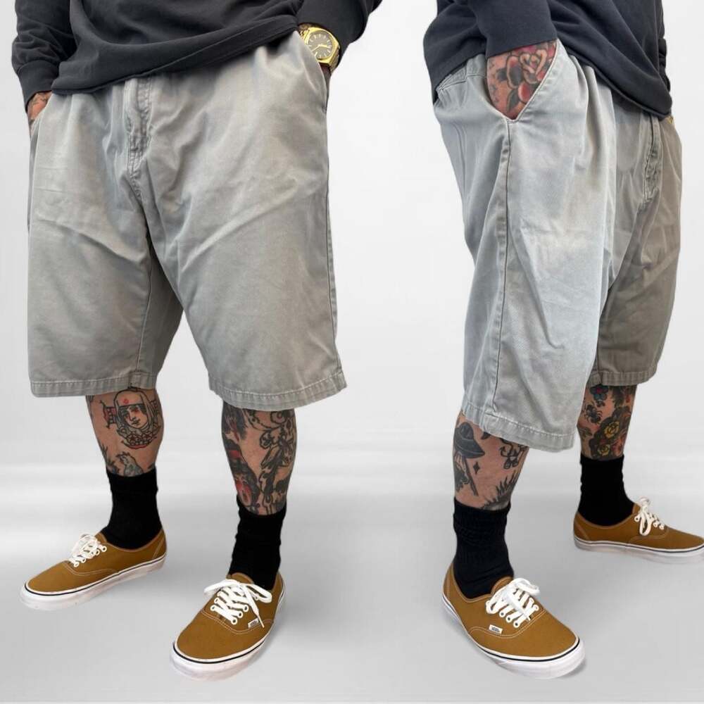 Volcom Corpo Class Grey Cargo Shorts Size 40